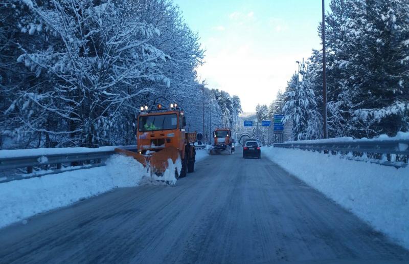 Ascoli Piceno&Provincia.Maltempo: è scattato il piano neve. Transito regolare sulle arterie provinciali