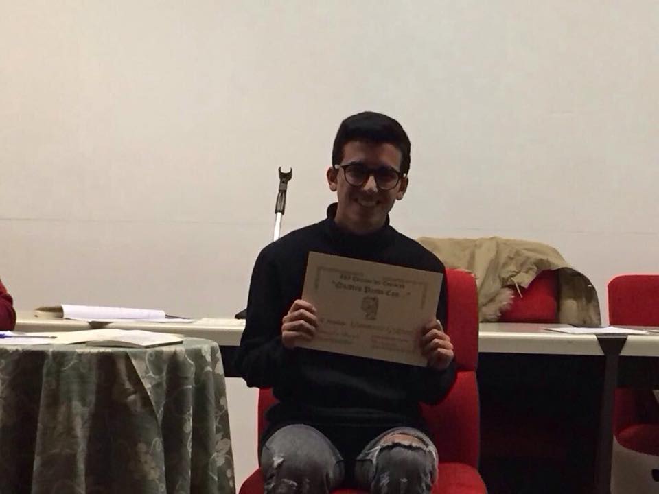 Atri&I.T.E. “A.Zoli”: studente vince un premio letterario con racconto su Dante Alighieri