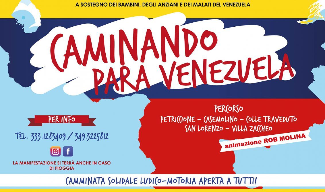 Castellalto. “Camminata solidale” per il Venezuela