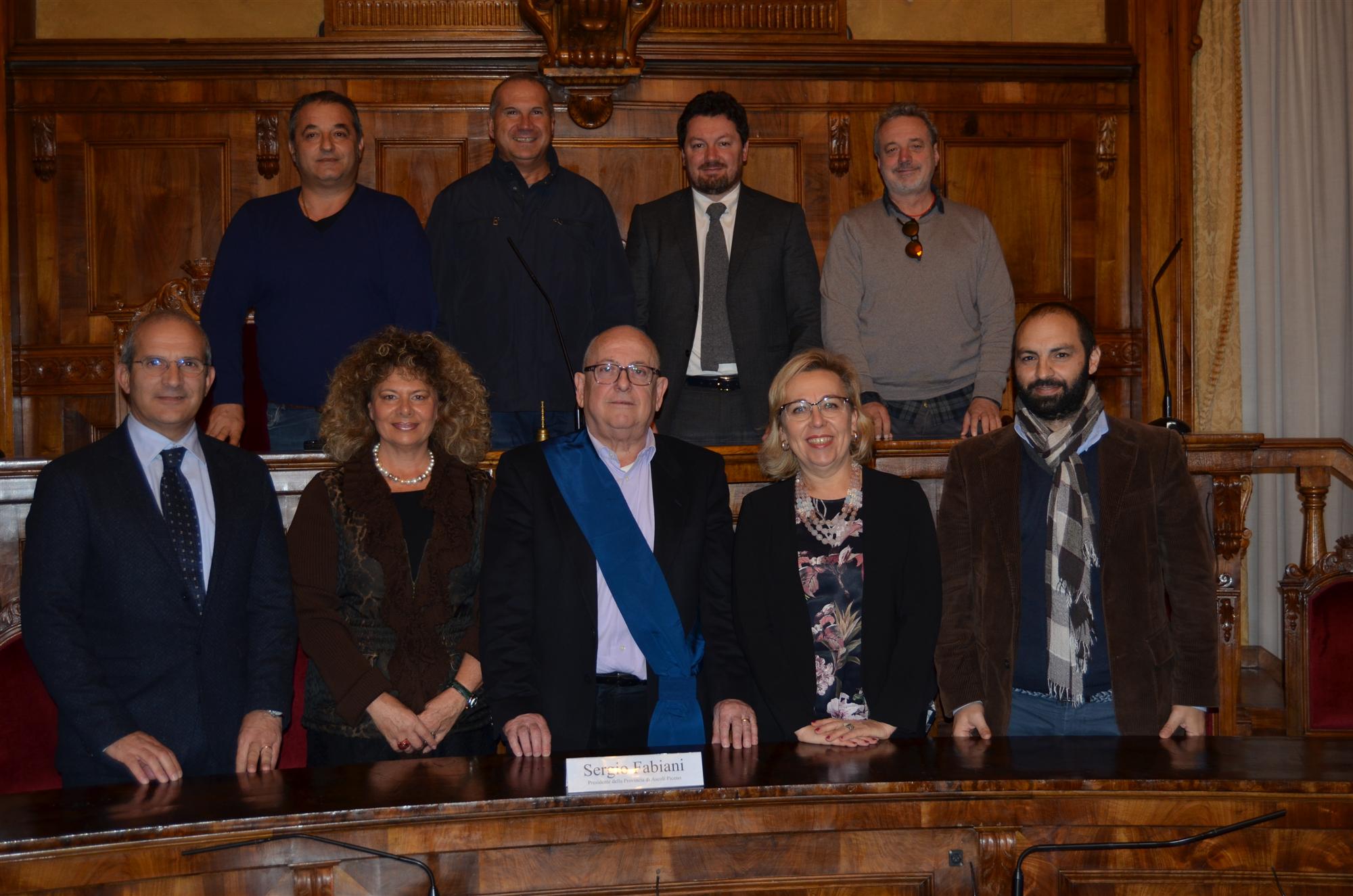 Ascoli Piceno&Provincia.Il nuovo Presidente Fabiani giura e delinea l’attività istituzionale