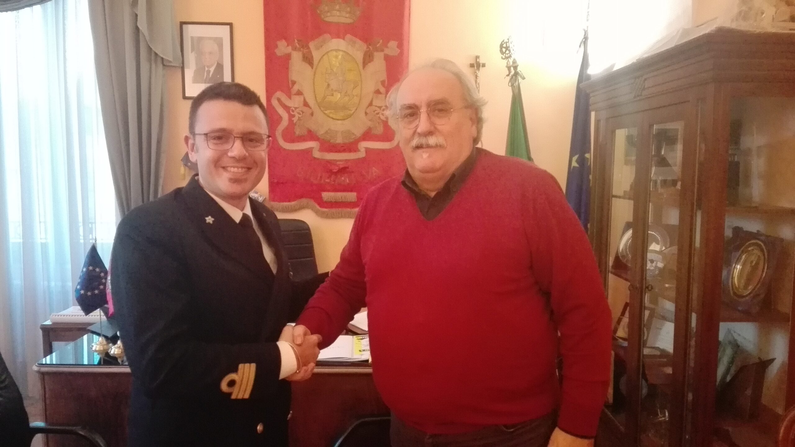 Giulianova. Il Commissario incontra i comandanti di Guardia Costiera e Finanza