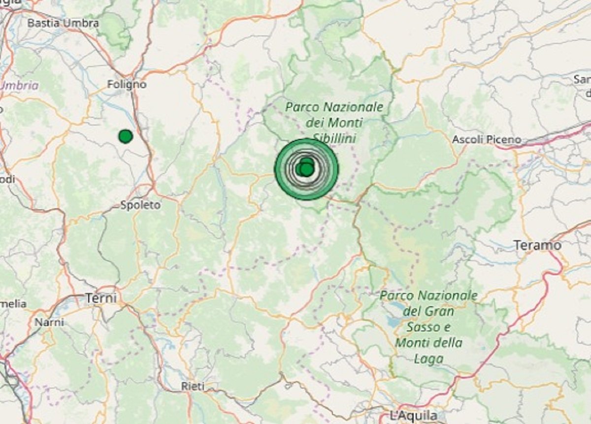Torna la paura del terremoto nelle Marche, Umbria fino in Abruzzo. Nuova scossa di magnitudo 4.1