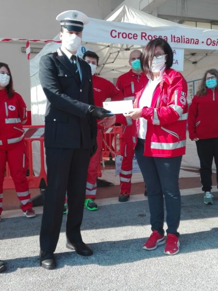 Importante donazione della Polizia Locale alla Croce Rossa, colonna portante della città