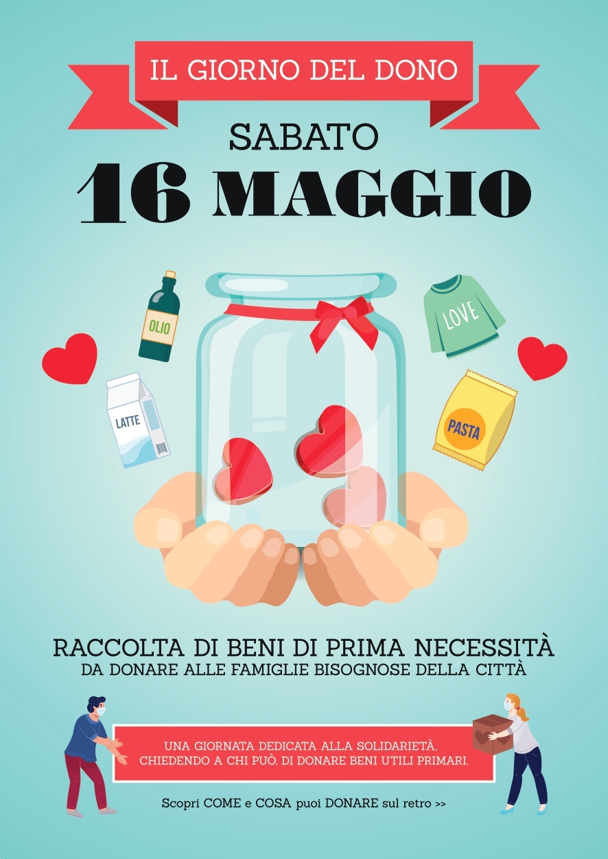Pesaro.Arriva la “Giornata del Dono”: raccolti di beni per famiglie bisognose