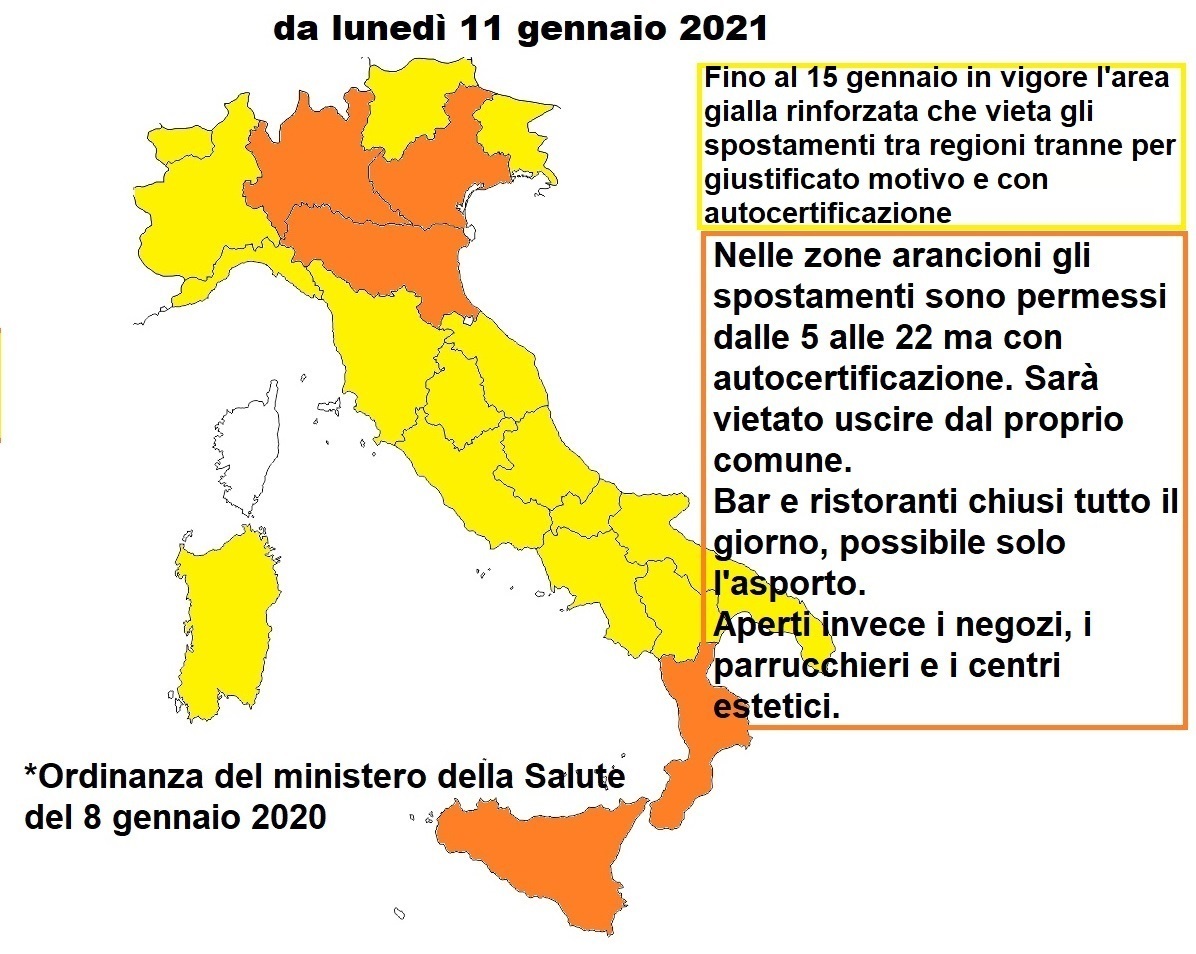 Abruzzo in zona gialla per cinque giorni. I’ordinanza Speranza scatterà lunedì