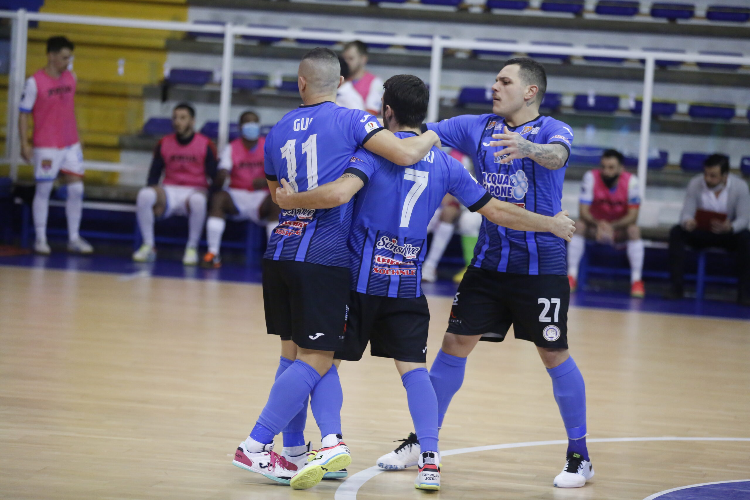 Futsal Acqua&Sapone Unigross: domani sera (ore 20) recupero della 7a di andata contro il Real San Giuseppe