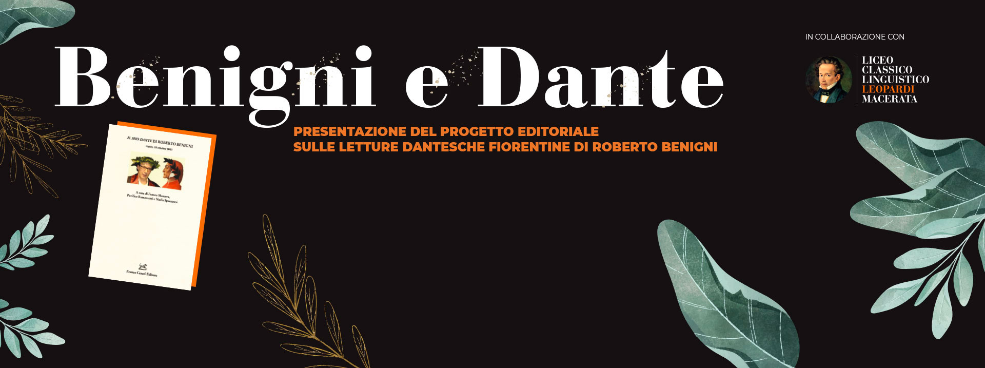 Benigni porta Dante all’Università di Macerata a  700 anni dalla scomparsa