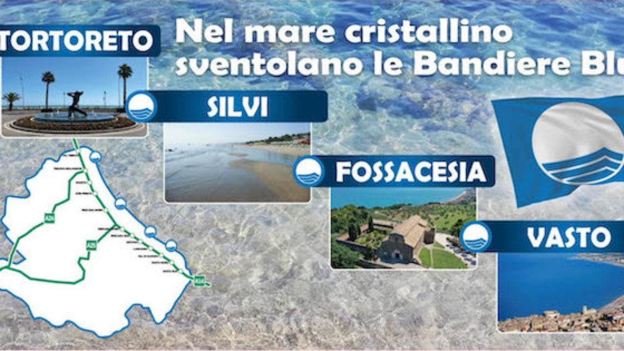 Bandiere Blu in Abruzzo: da 10 a 13 nel 2021. New entry Pescara, Francavilla e Martinsicuro
