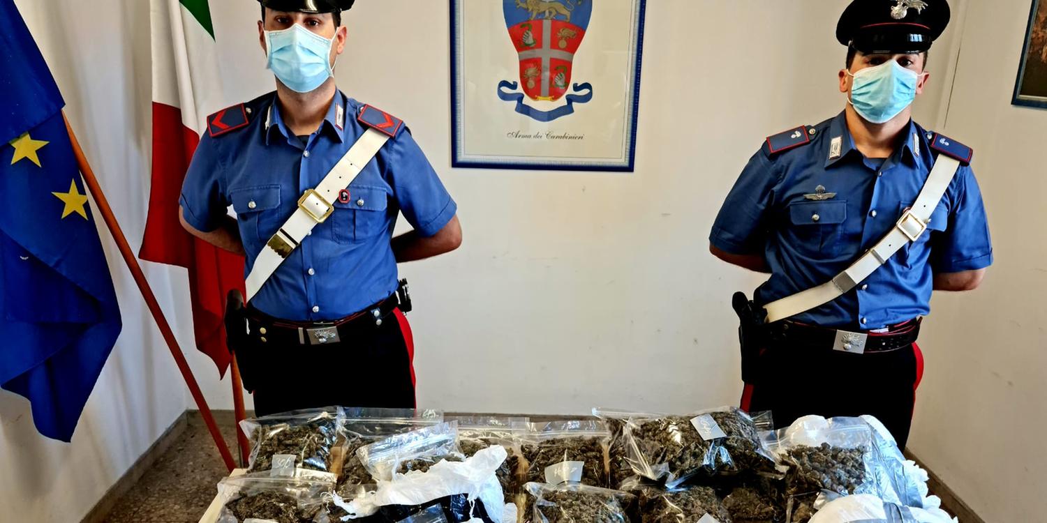 Arrestato lo spacciatore della movida di Giulianova: sequestrati 10 kg di marijuana