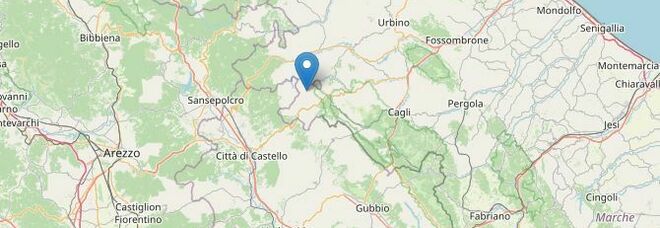 Terremoto tra Marche e Umbria: scossa di magnitudo 2.9 a 4 km da Apecchio