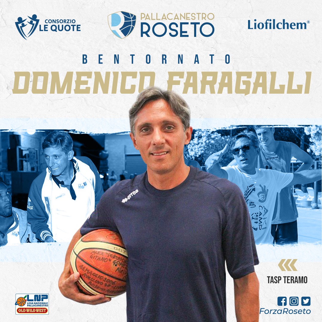 Roseto Basket. Domenico Faragalli è il nuovo preparatore fisico della Liofilchem