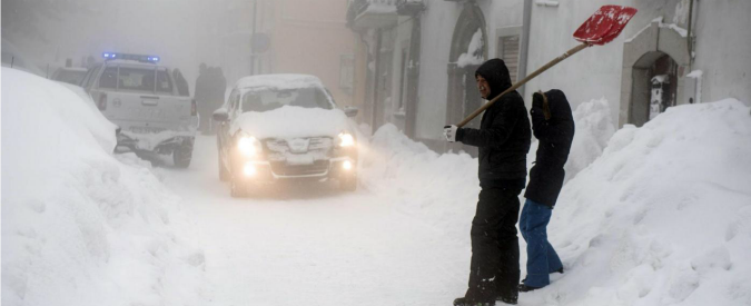 Torna il maltempo in Abruzzo:nuovo allerta meteo con neve abbondante