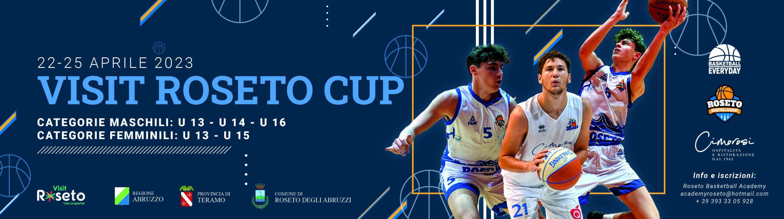 Basket. Presentato il primo Torneo nazionale  “Visit Roseto Cup”