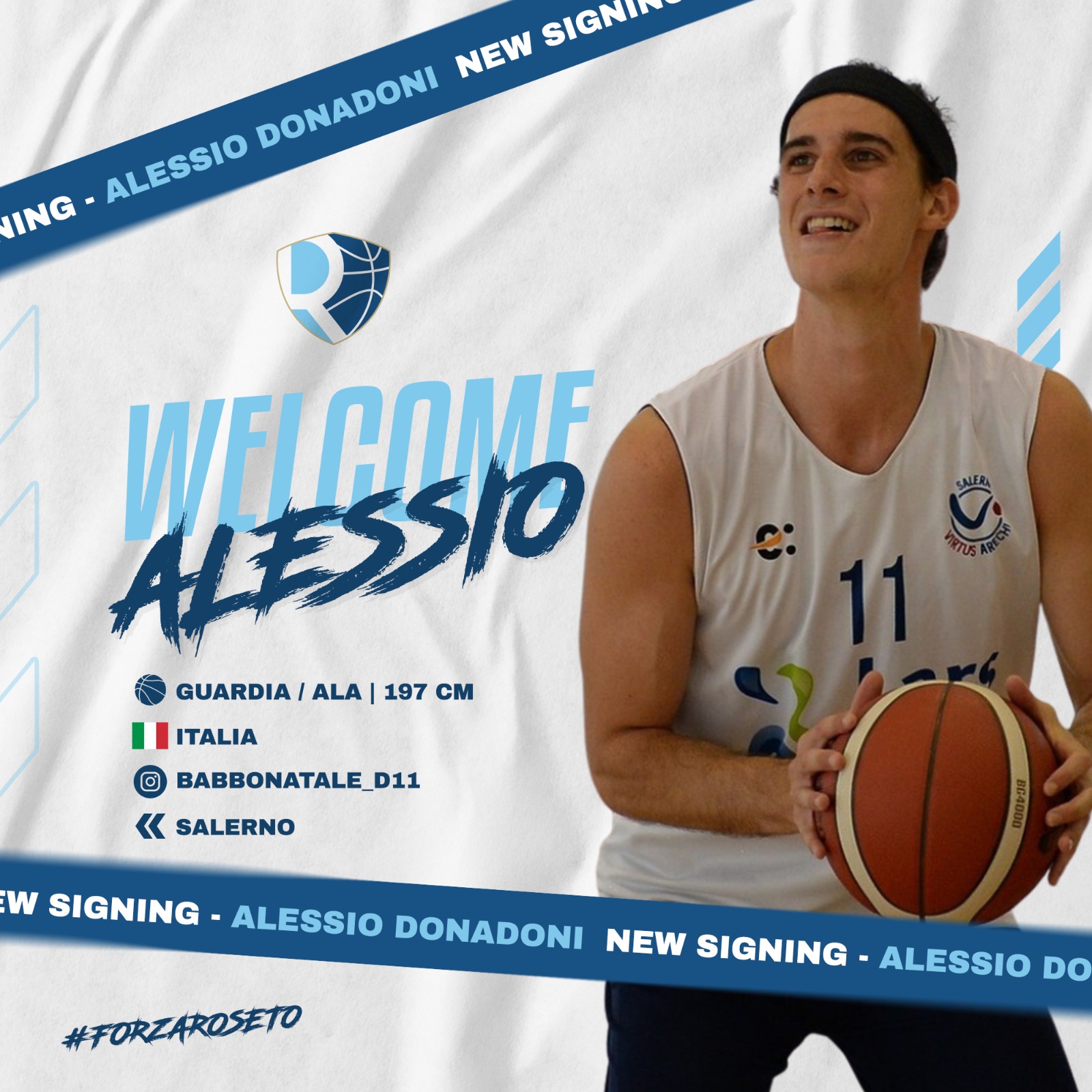 Basket. Alessio Donadoni è il nuovo giocatore della Liofilchem Roseto