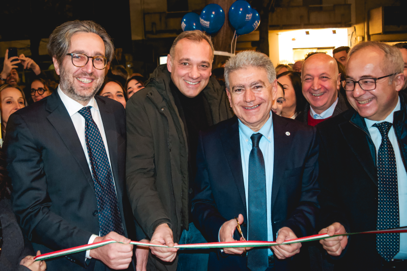 Abruzzo regionali 2024. Inaugurata la sede del Candidato di Azione Enio Pavone. Ospiti Richetti e Sottanelli