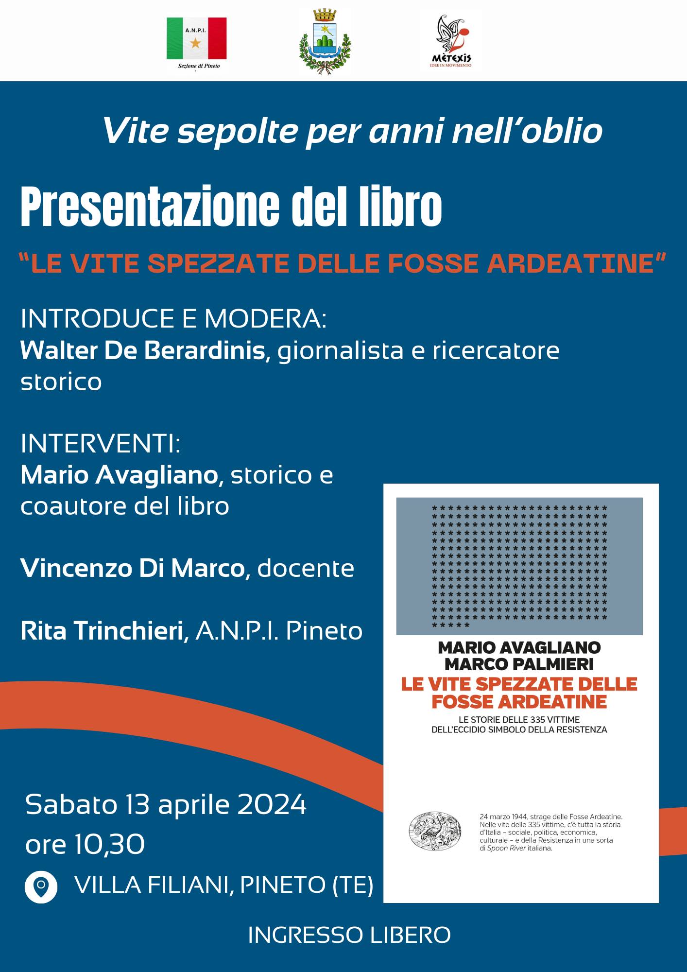 Tour  letterario in Abruzzo: lo storico Mario Avagliano in Provincia di Teramo