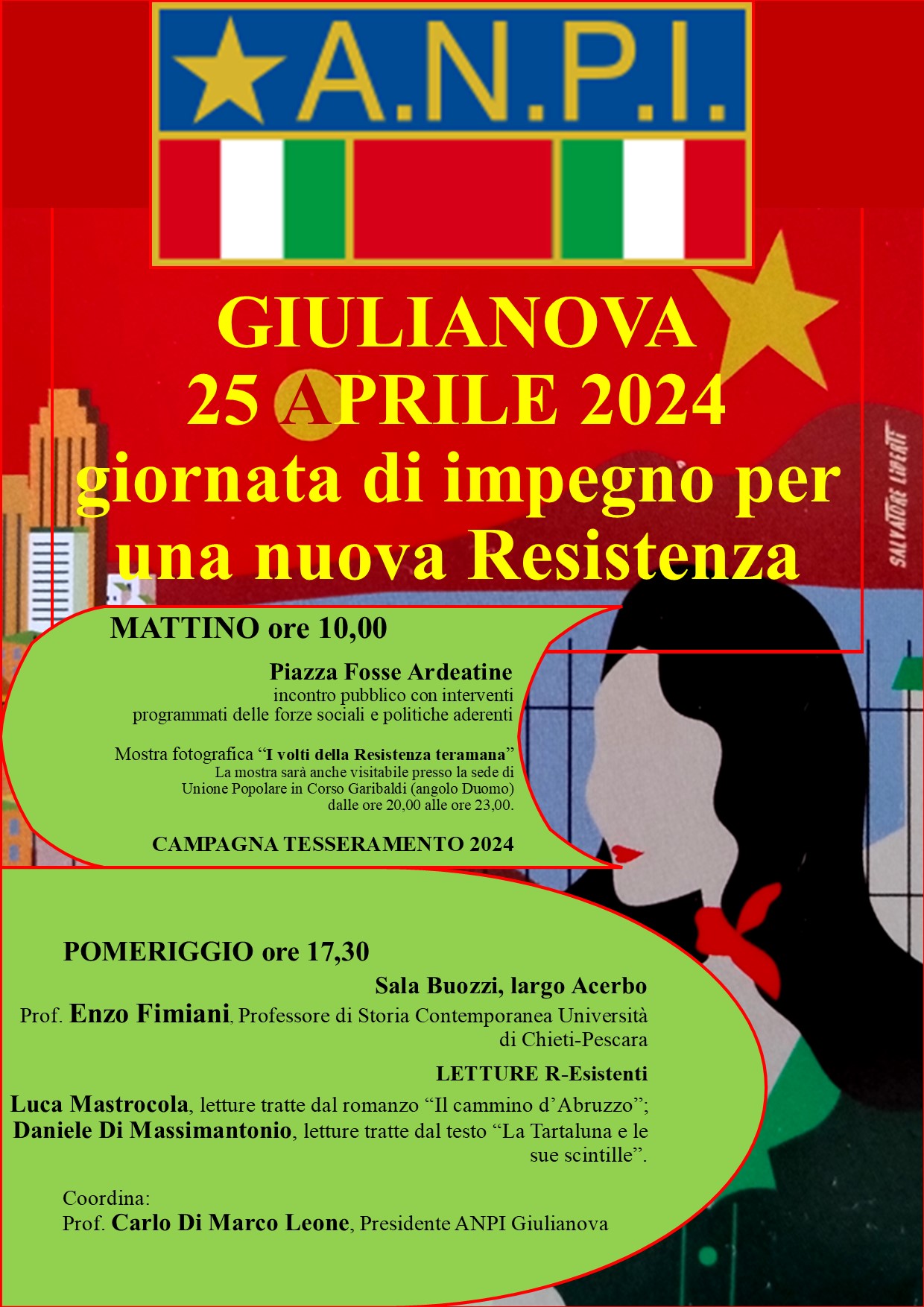 Giulianova. Sezione ANPI: per il 25 aprile appello alle forze politiche democratiche e antifasciste  