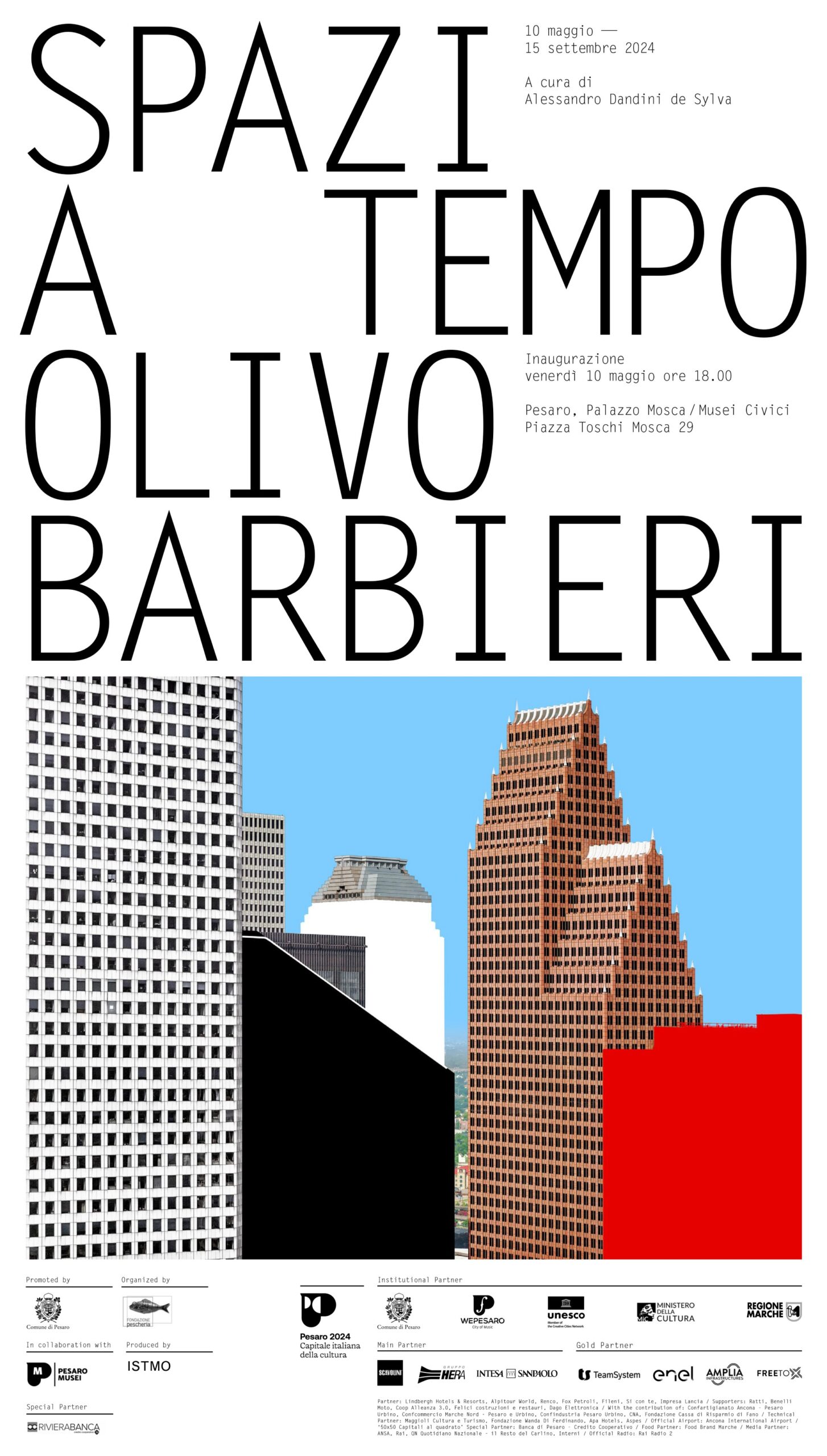 Marche. Pesaro 2024: Musei Civici di Palazzo Mosca, mostra “Spazi a Tempo” di Olivo Barbieri